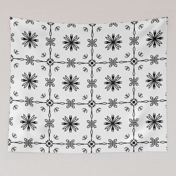 Item preview, Midnight Floral Geometry designed and sold by การออกแบบคิงซาคาอิ.