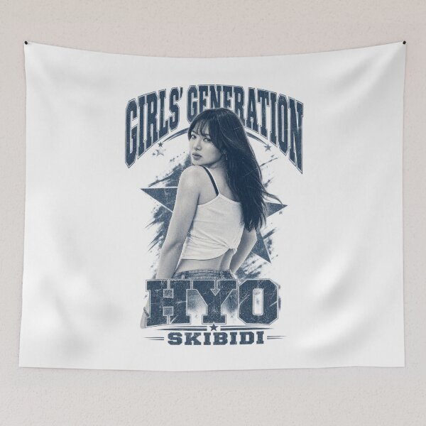 Item preview, SNSD Hyoyeon Skibidi Vintage Denim Aesthetic Art designed and sold by Valereekmerch.