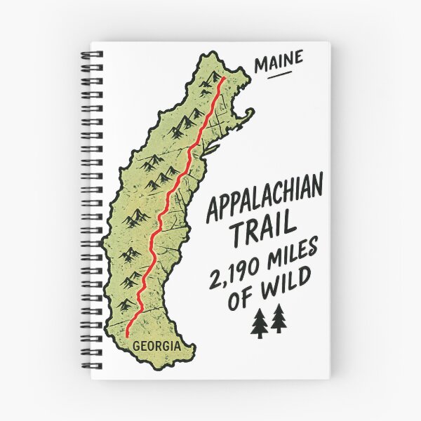 Item preview, Appalachian Trail Map designed and sold by HaydenMillepied.