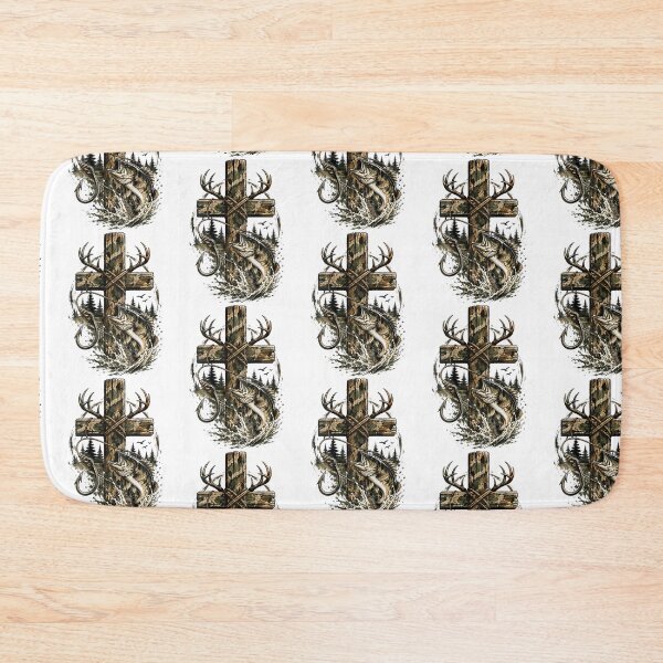 Item preview, Youth Camo Faith Hunting Fishing Cross Christian Jesus God designed and sold by snailslowdance.