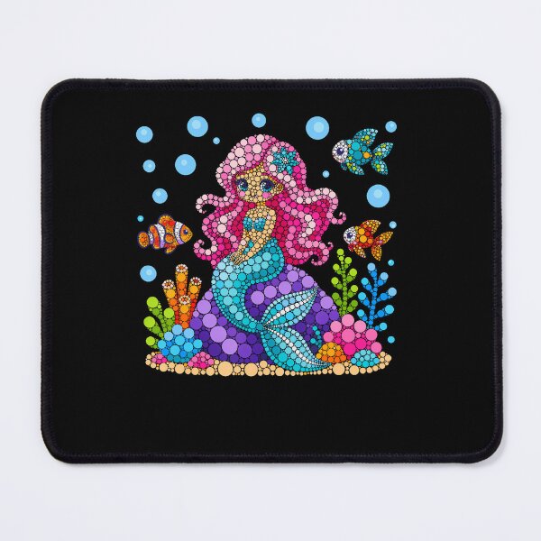 Item preview, Cute Mermaid Dots Art Animal Lover Students Boys Girls designed and sold by snailslowdance.