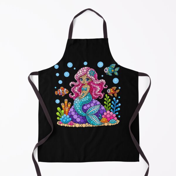 Item preview, Cute Mermaid Dots Art Animal Lover Students Boys Girls designed and sold by snailslowdance.