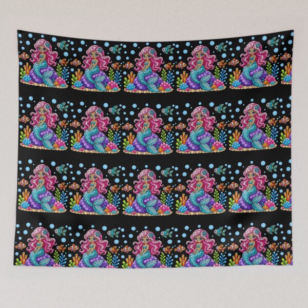 Item preview, Cute Mermaid Dots Art Animal Lover Students Boys Girls designed and sold by snailslowdance.