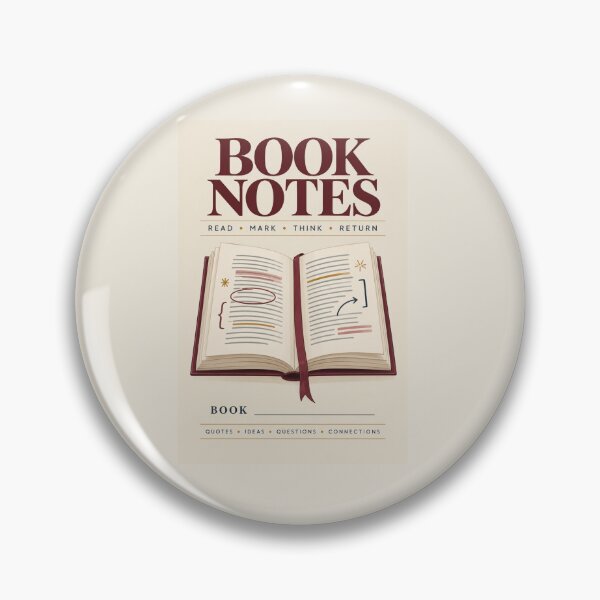 Item preview, Reading Notes Notebook – Literary Annotation Journal for Readers designed and sold by astersgraphics.