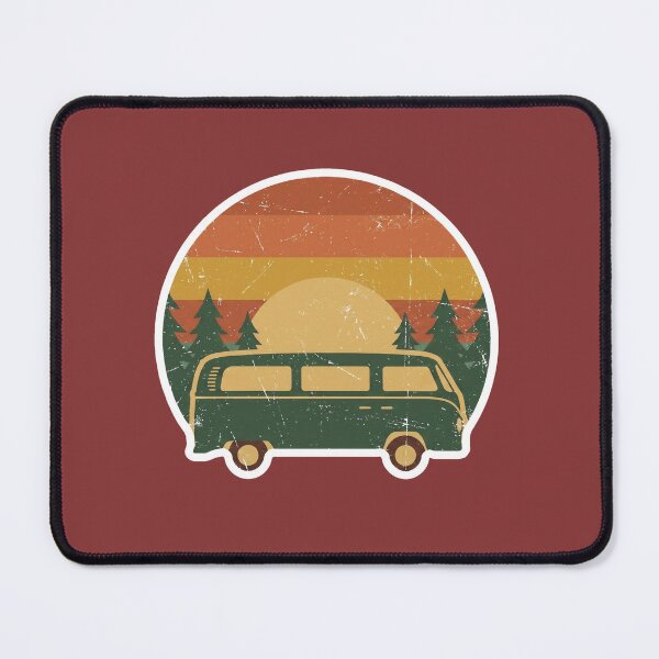 Item preview, Retro 70s Sunset Camper Van Silhouette (New Perspective) designed and sold by pattman.