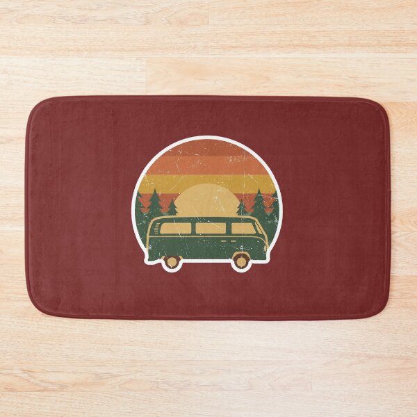 Item preview, Retro 70s Sunset Camper Van Silhouette (New Perspective) designed and sold by pattman.