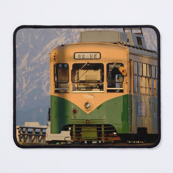 Item preview, Tram and Mountains — Ordinary Japan designed and sold by ORDINARYJAPAN.