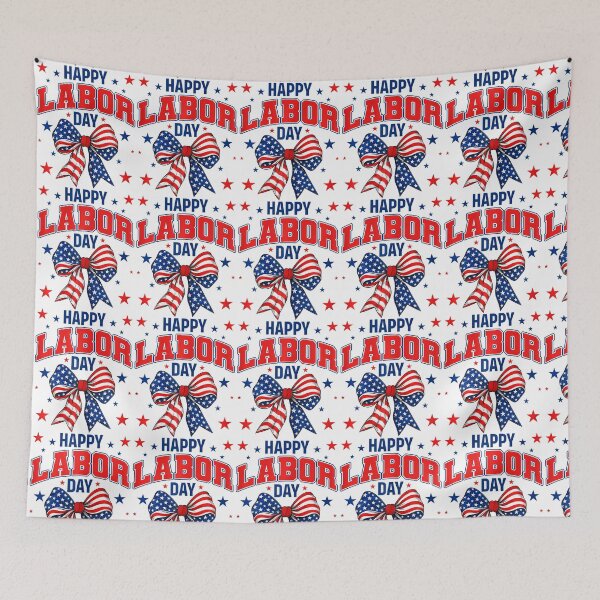 Item preview, Happy Labor Day Coquette Bow Patriotic Usa Women Girls  designed and sold by snailslowdance.