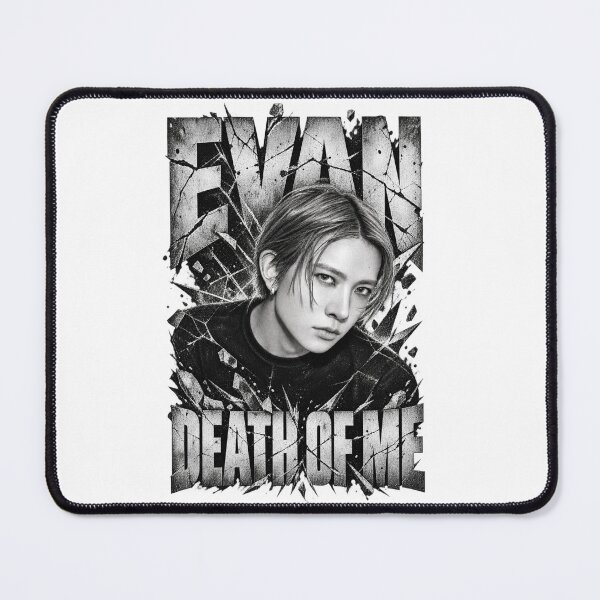 Item preview,  EVAN Death of Me Cracked Text Artwork | Dark Rock Art designed and sold by Valeree Store.