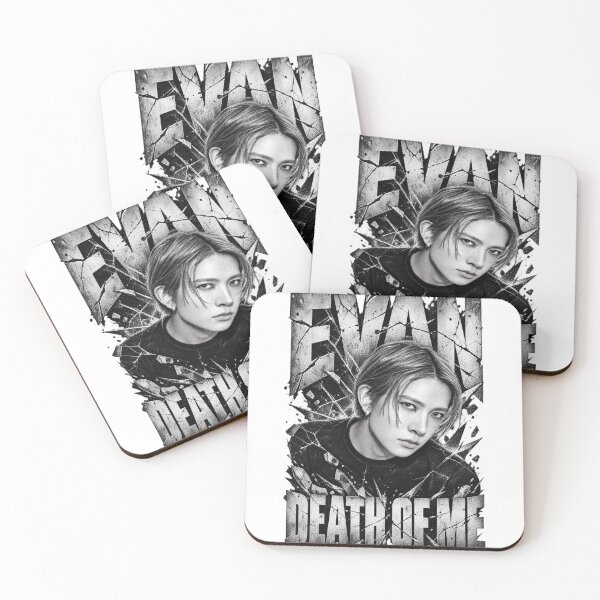 Item preview,  EVAN Death of Me Cracked Text Artwork | Dark Rock Art designed and sold by Valeree Store.