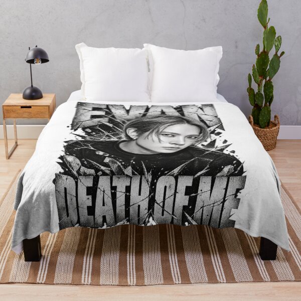 Item preview,  EVAN Death of Me Cracked Text Artwork | Dark Rock Art designed and sold by Valeree Store.