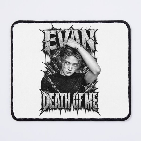 Item preview, EVAN Death of Me Shattered Text Design | Monochrome designed and sold by Valeree Store.