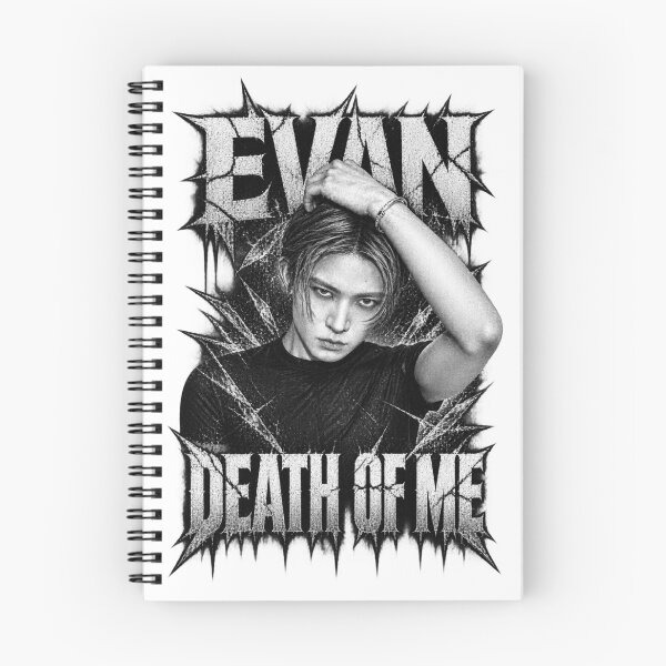 Item preview, EVAN Death of Me Shattered Text Design | Monochrome designed and sold by Valeree Store.