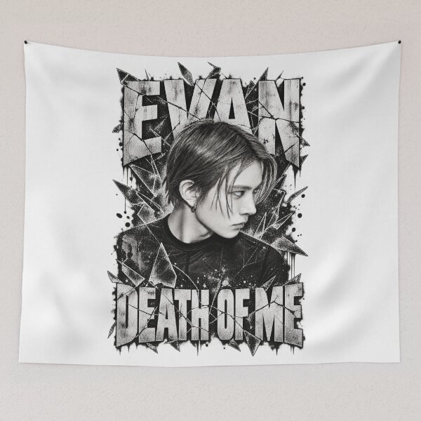 Item preview, EVAN Death of Me Glass Crack Graphic | Concept Fashion designed and sold by Valeree Store.