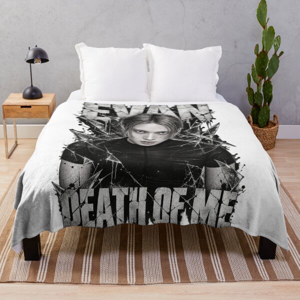Item preview, EVAN Death of Me Distressed Typography | Streetwear designed and sold by Valeree Store.