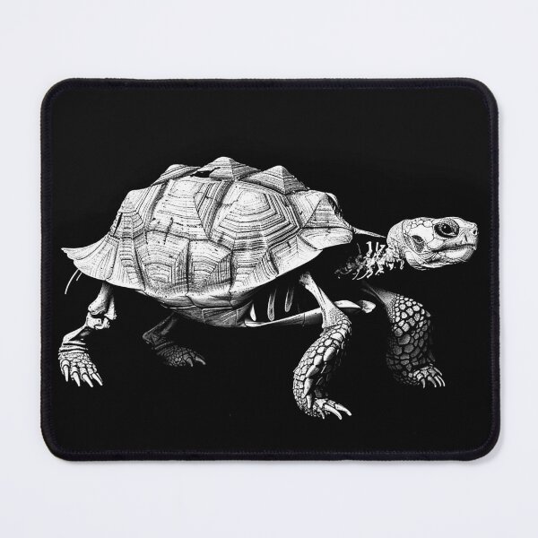 Item preview, Gothic Tortoise Skeleton Anatomy Macabre Reptile Dark Art designed and sold by inkoutninja.