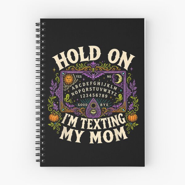 Item preview, Hold On I’m Texting My Mom Funny Ouija Board designed and sold by DaphoLatara.