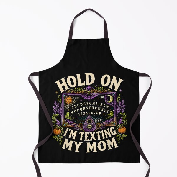 Item preview, Hold On I’m Texting My Mom Funny Ouija Board designed and sold by DaphoLatara.