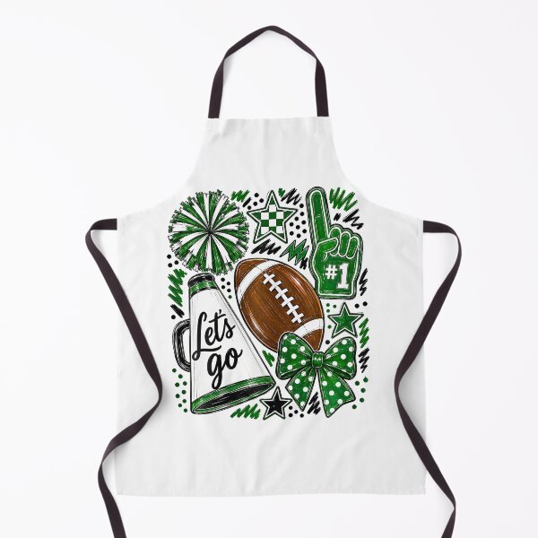 Item preview, Green Game Day Team High School Football Cheer Mom designed and sold by snailslowdance.