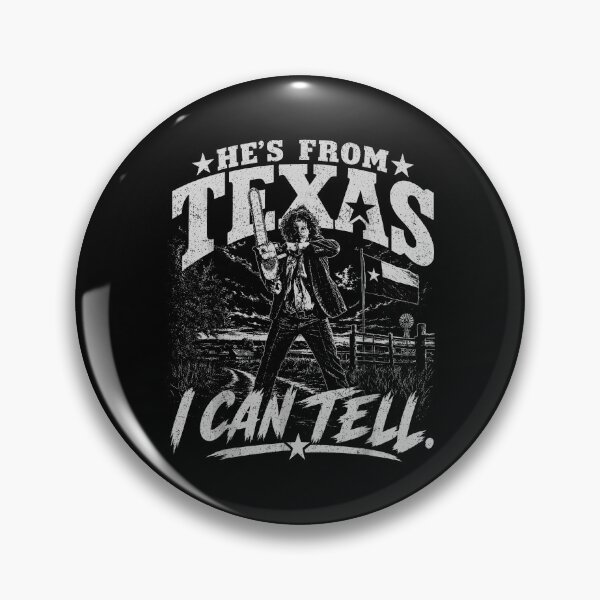 Item preview, Hes From Texas I Can Tell Chainsaw Horror Halloween (10) designed and sold by DaveBevitt.