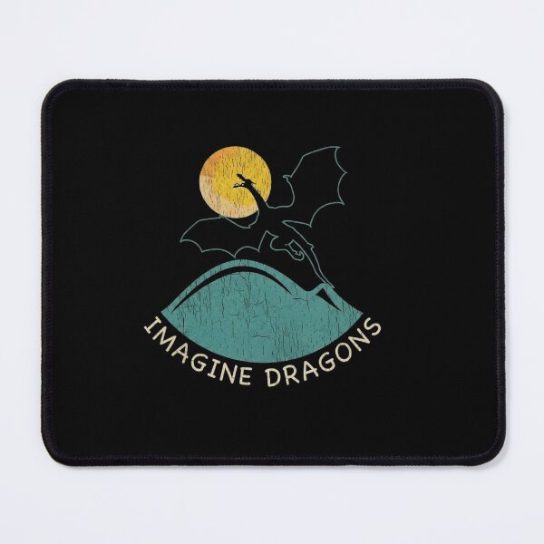 Item preview, Imagine Dragons Retro Mountain Sunset Fantasy Design designed and sold by Ostericaimusa.
