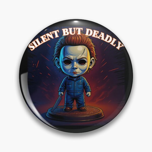 Item preview, Chibi Michael Myers – “Silent But Deadly” Halloween Fan Art designed and sold by AADesigns42.