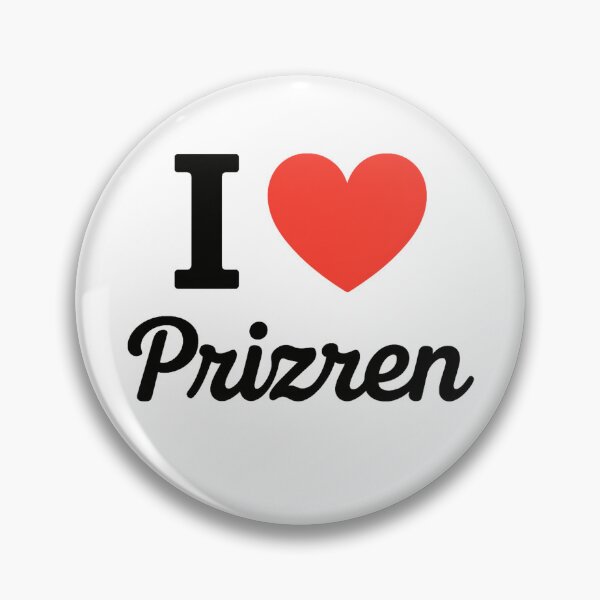 Item preview, I Love Prizren Typography Design | Kosovo City Pride Artwork | Balkan Travel & Cultural Love Statement designed and sold by PaintedPixels01.