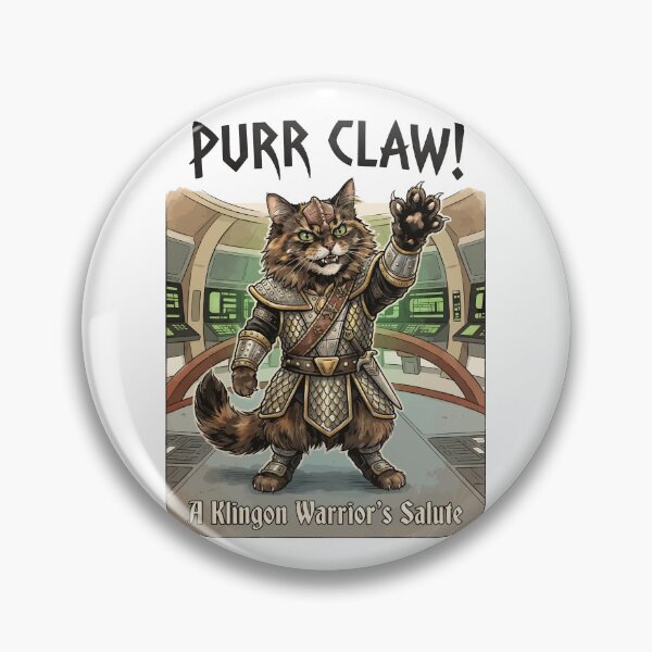 Item preview, Purr Claw - Klingon Cat designed and sold by Viperlord.