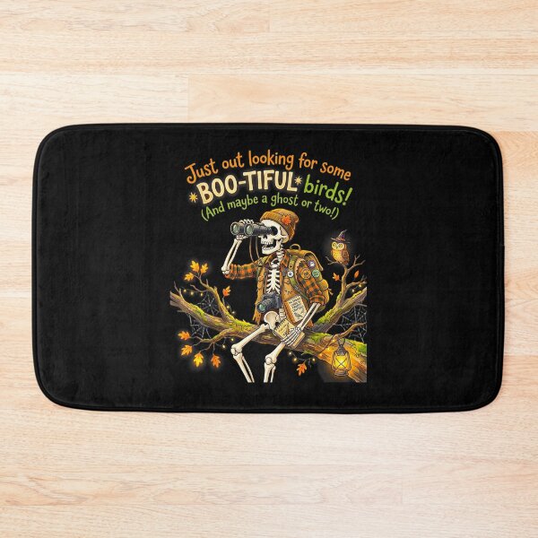 Item preview, Boo-Tiful Birds Funny Skeleton Birdwatching Halloween Bird designed and sold by DaphoLatara.