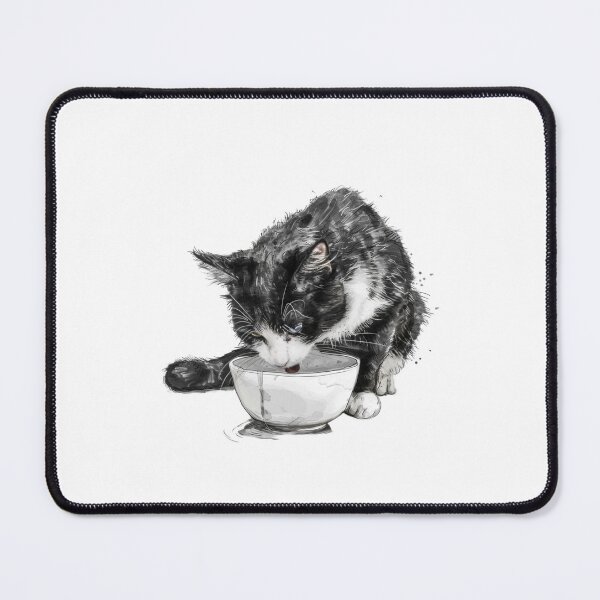 Item preview, Cat | Black & White Cat | Minimal Pet Aesthetic Art designed and sold by Mandayartstudio.
