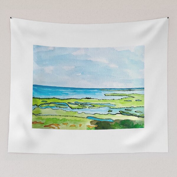 Item preview, Aransas Marshland Series-Aransas Coastal Marsh designed and sold by BirdandaBrush.