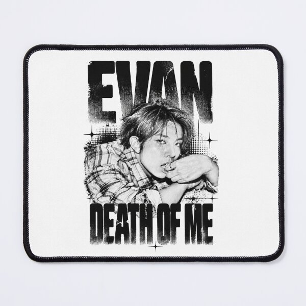 Item preview, EVAN Death of Me Newspaper Graphic | Halftone Design designed and sold by Valeree Store.