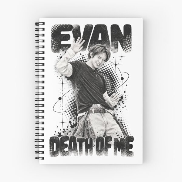 Item preview,  EVAN Death of Me Dot Matrix Visual | Black White Art designed and sold by Valeree Store.