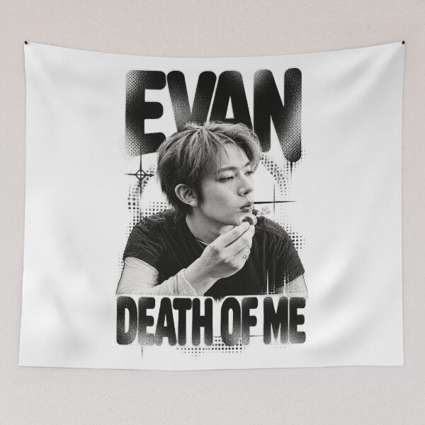 Item preview, EVAN Death of Me Halftone Dot Graphic | Retro Art designed and sold by Valeree Store.