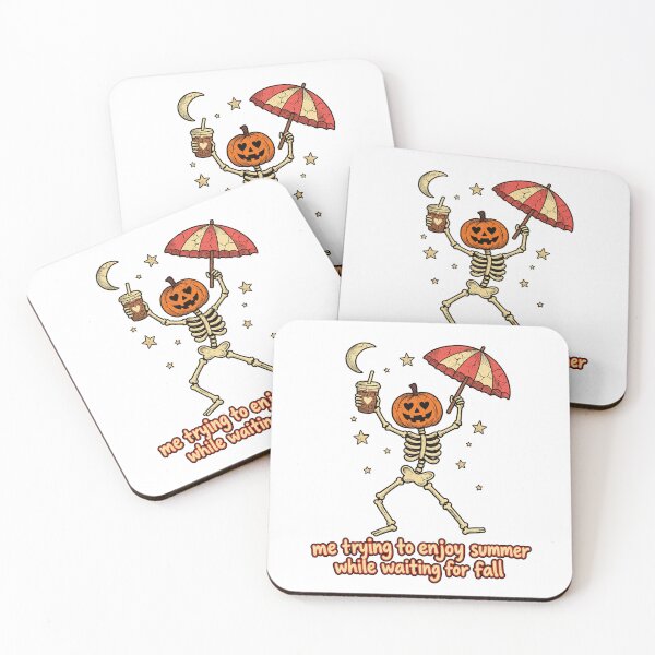 Item preview, Me Trying To Enjoy Summer While Waiting For Fall Skeleton Meme designed and sold by JapanAnimeSH2.