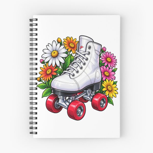 Item preview, Vintage Roller Skate & Wildflower Garden designed and sold by Hari Arts.