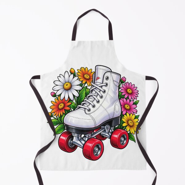 Item preview, Vintage Roller Skate & Wildflower Garden designed and sold by Hari Arts.