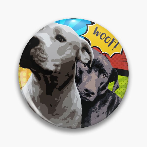 Item preview, Spot and Shadow digital drawings of my pitbull and staffy  designed and sold by MamaNeeaDesigns.