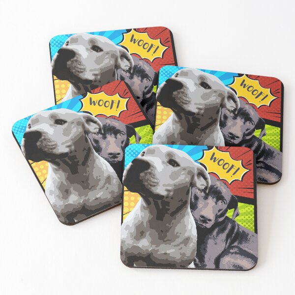 Item preview, Spot and Shadow digital drawings of my pitbull and staffy  designed and sold by MamaNeeaDesigns.