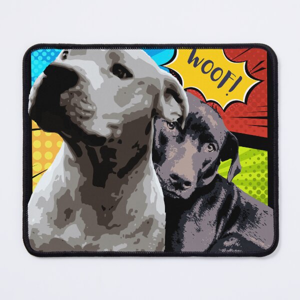 Item preview, Spot and Shadow digital drawings of my pitbull and staffy  designed and sold by MamaNeeaDesigns.