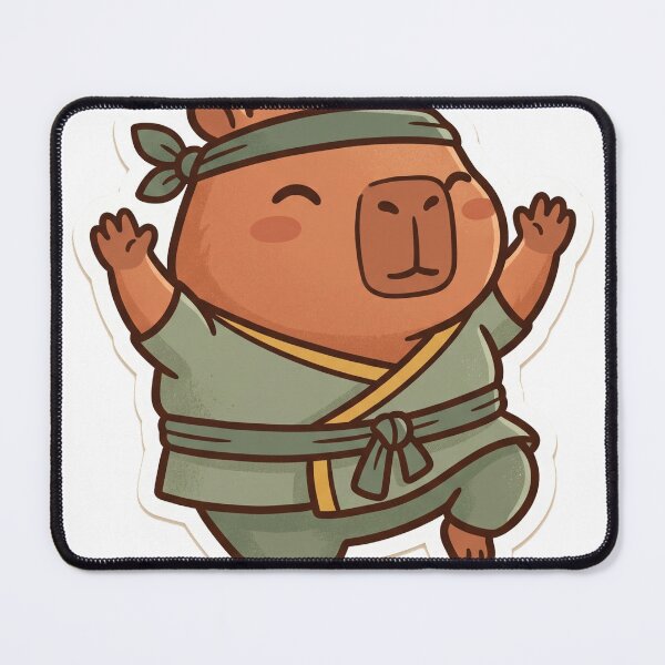 Item preview, Capybara Ninja Cute Kawaii Funny designed and sold by DofinaSur.