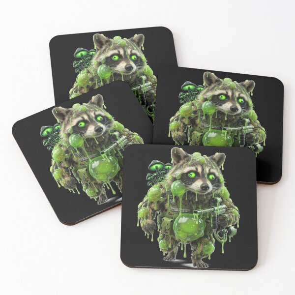 Item preview, Radioactive Racoon (AKA trash panda) with puss designed and sold by PaintballCrew.