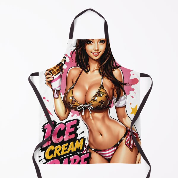 Item preview,  Ice Cream Babe – Retro Summer Pinup designed and sold by aliraweb.