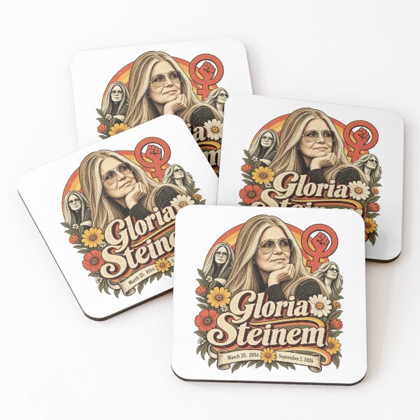 Item preview, Gloria Steinem Feminist Retro Tribute 1934 2026 Vintage Art designed and sold by JapanAnimeSH2.