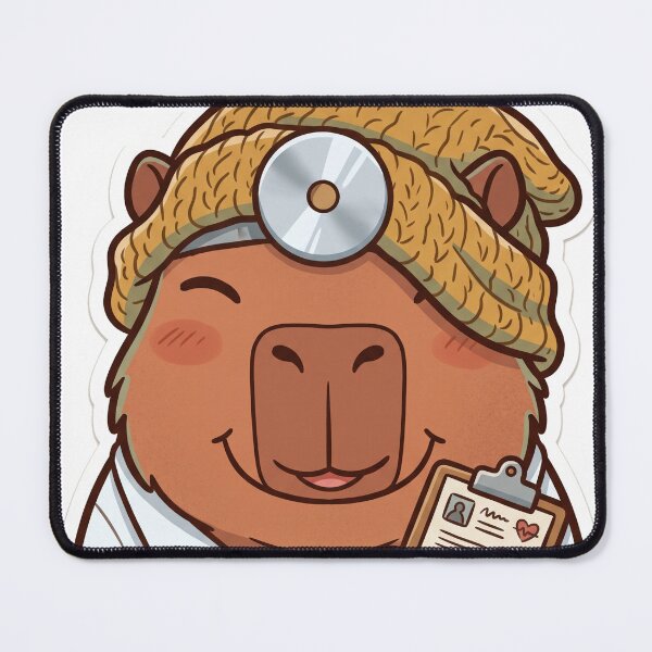 Item preview, Capybara Doctor Cute Kawaii Medicine designed and sold by DofinaSur.