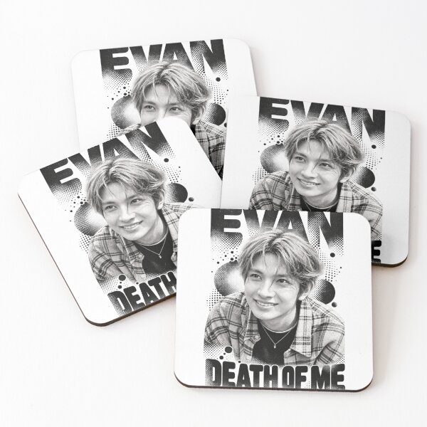 Item preview, EVAN Death of Me Black White Dot Graphic | Modern Design designed and sold by Valeree Store.