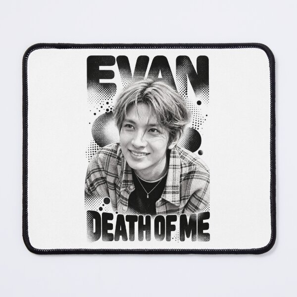 Item preview, EVAN Death of Me Black White Dot Graphic | Modern Design designed and sold by Valeree Store.