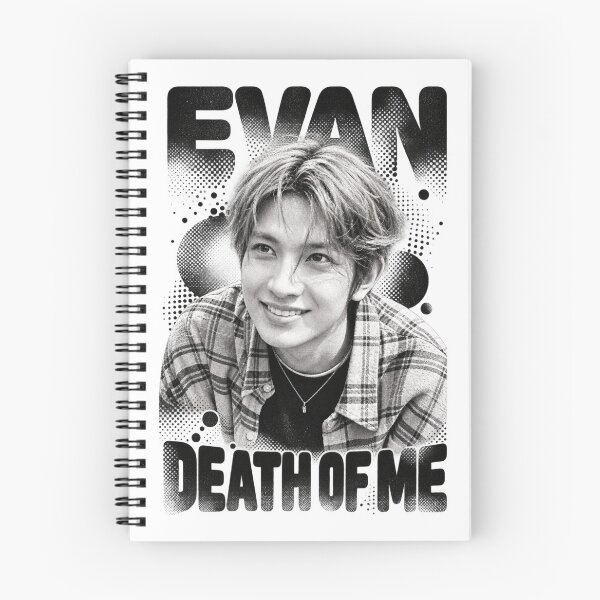 Item preview, EVAN Death of Me Black White Dot Graphic | Modern Design designed and sold by Valeree Store.