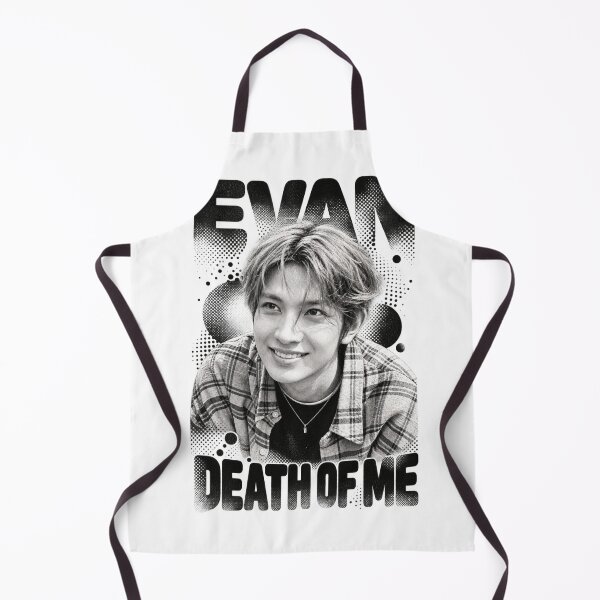 Item preview, EVAN Death of Me Black White Dot Graphic | Modern Design designed and sold by Valeree Store.