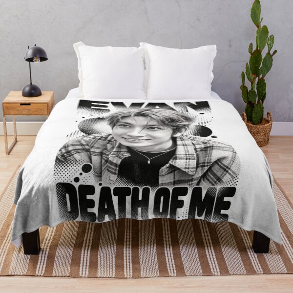Item preview, EVAN Death of Me Black White Dot Graphic | Modern Design designed and sold by Valeree Store.
